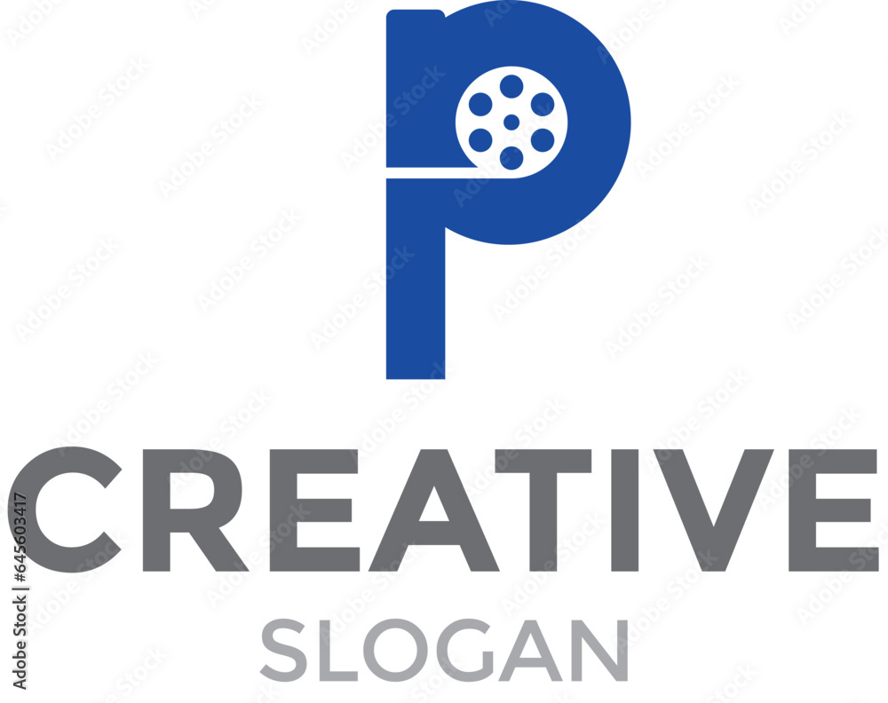 letter p logo, film industry logo, production logo, business logo, letter p logo, film industry logo, production logo, business logo,