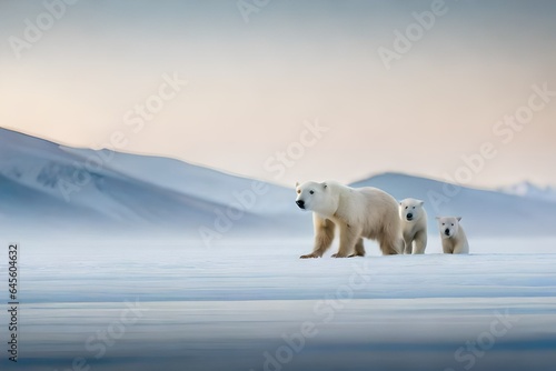 polar bear in the region © Aansa
