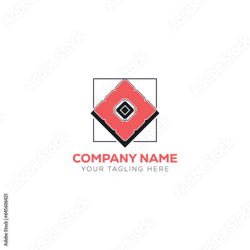 Vector abstract logo template. Logo parquet, laminate, flooring, tiles. Infinity parquet