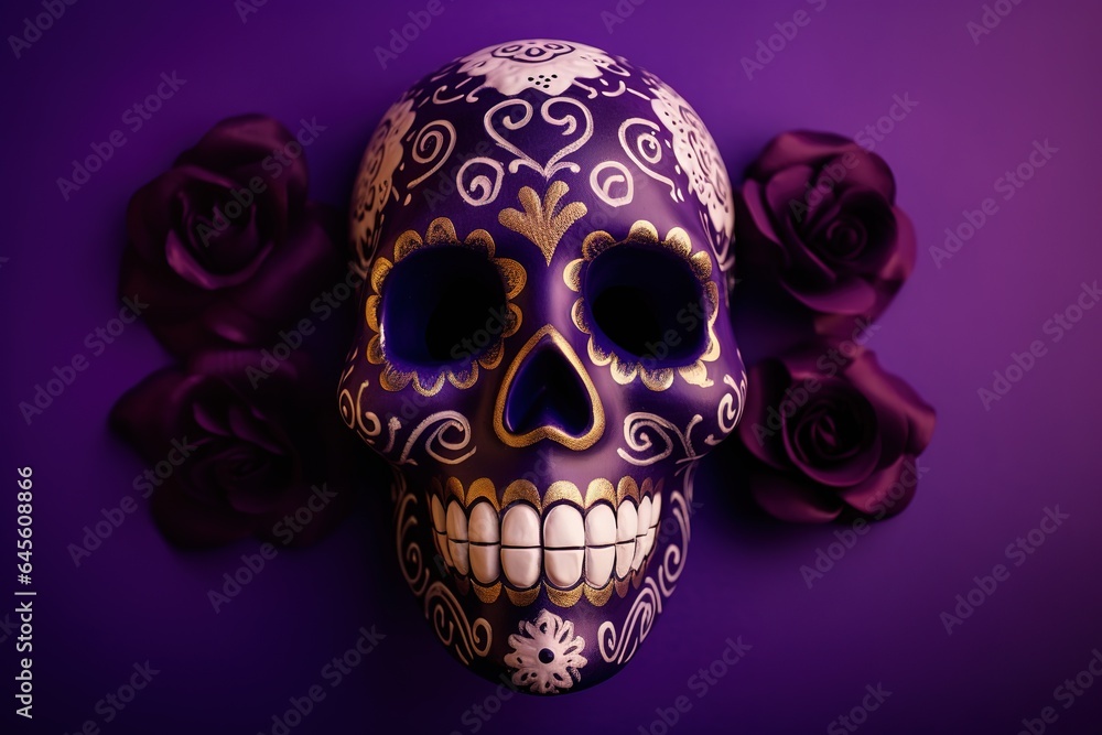 Happy Dia De Los Muertos Concept. Dia De Los Muertos Background. Dia De Los Muertos Theme. Generative Ai Happy Dia De Los Muertos Concept. Dia De Los Muertos Background. Dia De Los Muertos Theme. Generative Ai
