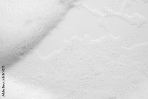 Wallpaper Mural Abstract white soap foam bubbles texture on white background Torontodigital.ca