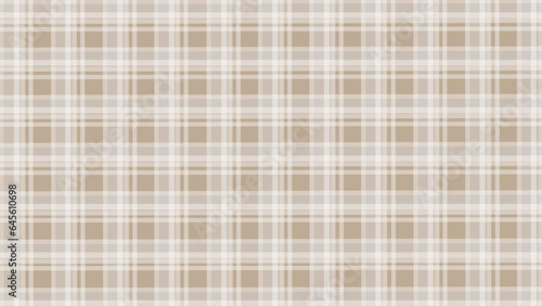 Brown and grey plaid fabric texture as a background 