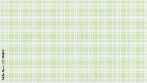 Green and grey plaid fabric texture as a background 