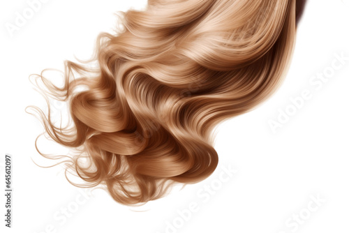 Hairstyling Isolated on transparent background, Generative Ai