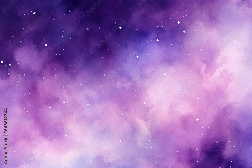 purple watercolor galaxy background