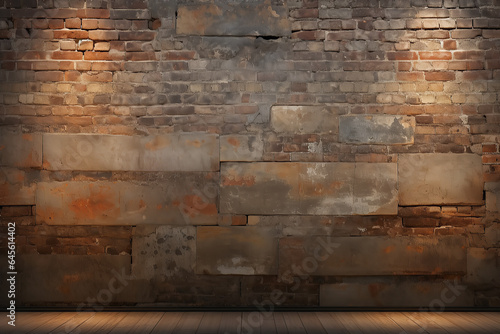 empty texture vintage wall for logo mockup  front view