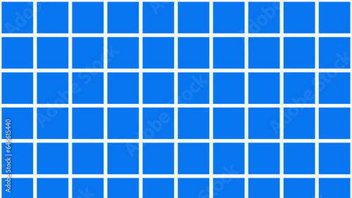 Blue background with white squares