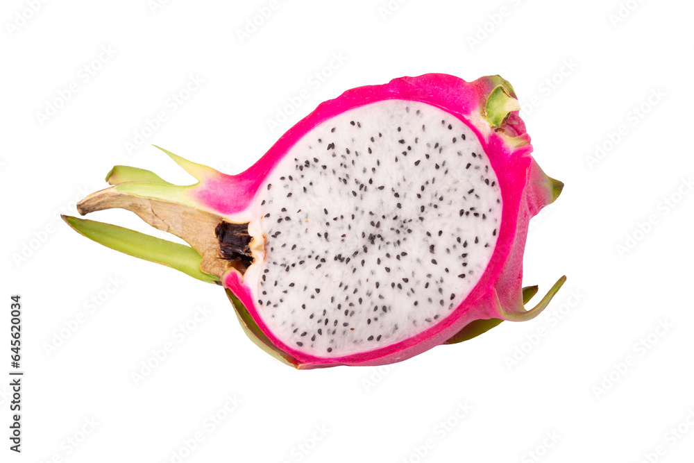 Dragonfruit or Pitaya isolated on a transparent background Dragonfruit or Pitaya isolated on a transparent background