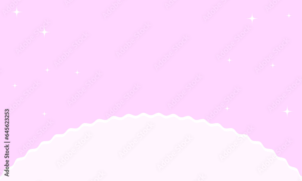 Vector realistic cute purple with star background Vector realistic cute purple with star background
