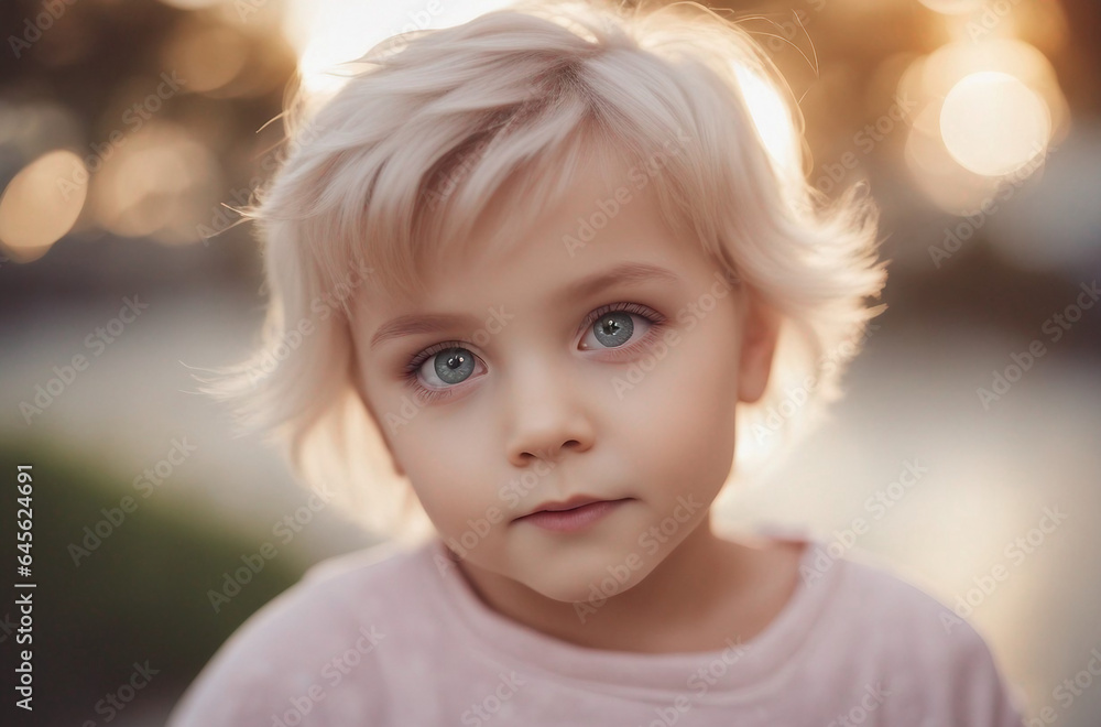 a sweet and innocent child with big doelike eyes and short pastel colored hair a sweet and innocent child with big doelike eyes and short pastel colored hair