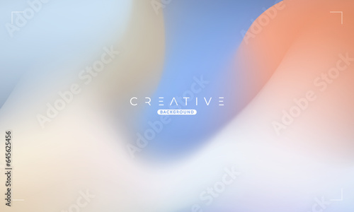 Abstract liquid gradient Background. Blue and Orange Fluid Color Gradient. Design Template For ads, Banner, Poster, Cover, Web, Brochure, Wallpaper, and flyer. Vector.