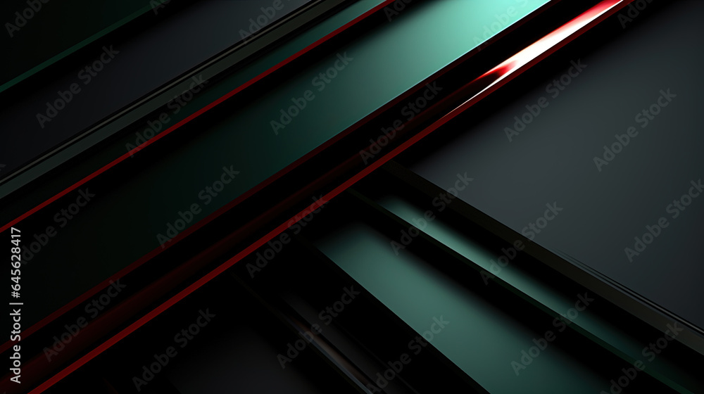Few Lines of Distinct Layers Minimalist Style Green and Red Metallic Background Few Lines of Distinct Layers Minimalist Style Green and Red Metallic Background