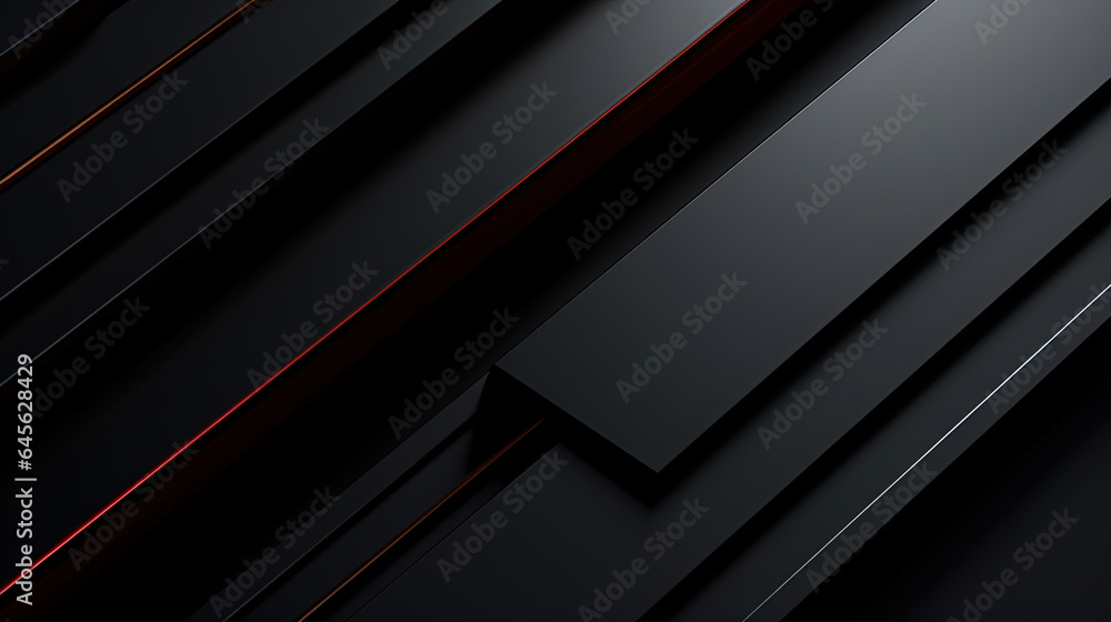 Few Lines of Distinct Layers Minimalist Style Black and Grey Metallic Background Few Lines of Distinct Layers Minimalist Style Black and Grey Metallic Background