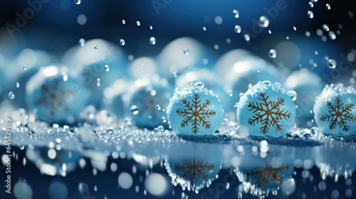 Magnificent, beautiful winter Christmas and New Years background