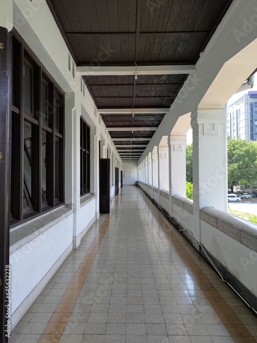 Hallway to a museum