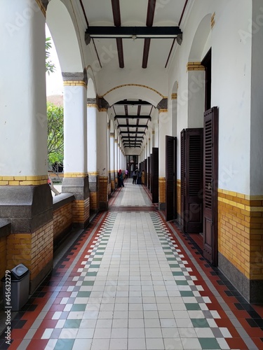 Hallway to a museum