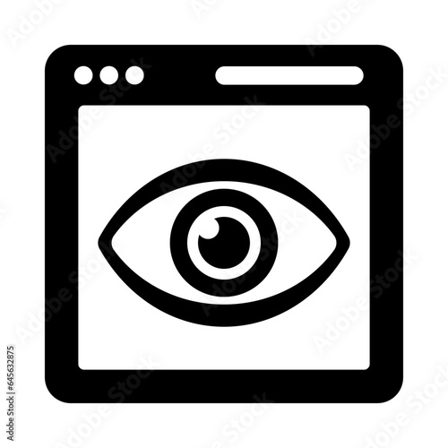 Quadro em tela Webpage View