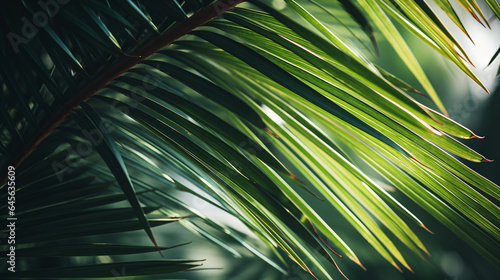 Palm Leaves Background © ni