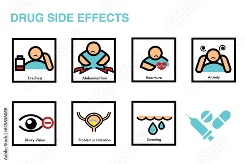 Drug Side Effects Symptom icon