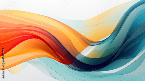 abstract background with waves