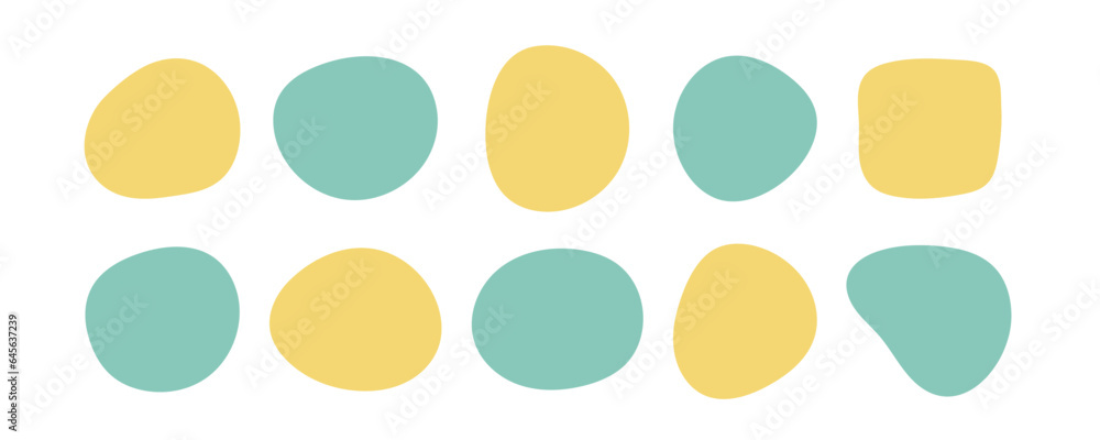 かわいい抽象的なゆるゆるフレーム 流体シェイプ 流動体 Set of cute abstract shapes.Vector loose frame. かわいい抽象的なゆるゆるフレーム 流体シェイプ 流動体 Set of cute abstract shapes.Vector loose frame.