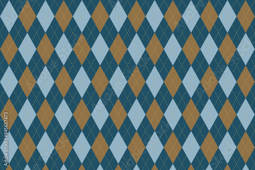 落ち着いたブルー・ブラウン系配色パターン