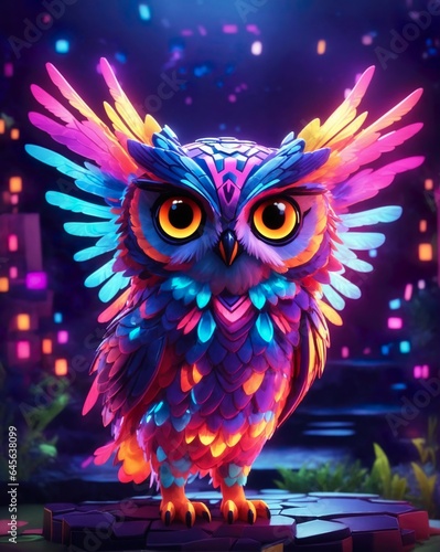 Neon Owl's Enchanted Flight in Roblox's 'Adopt Me