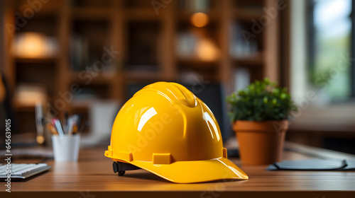 Construction Helmet with Clipping Paths.