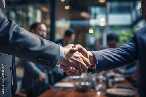 handshake, business, businessman, agreement, cooperation, office, greeting, meeting, success, corporate. when business and business has deal agreement there are use gesture is handshake for accept it.