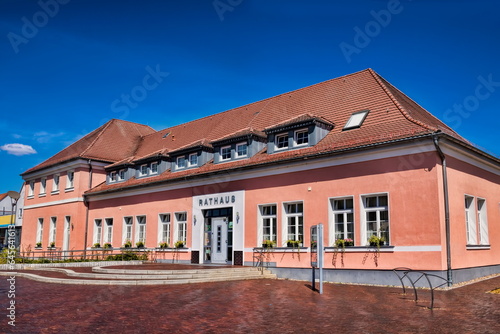 premnitz, deutschland - rotes rathaus