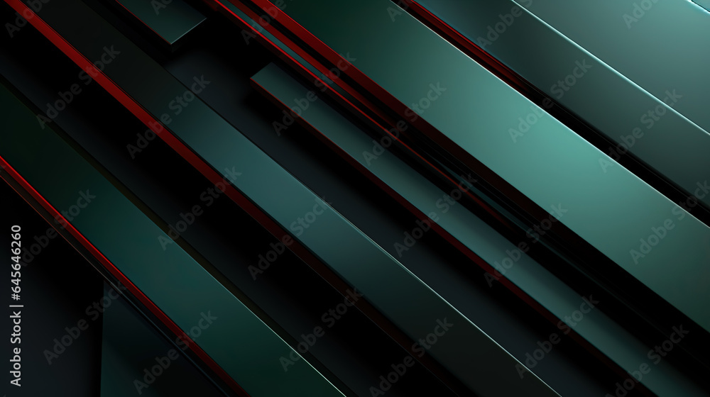 Few Lines of Distinct Layers Minimalist Style Green and Red Metallic Background Few Lines of Distinct Layers Minimalist Style Green and Red Metallic Background