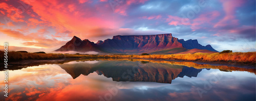 photo of Table Mountain in South Africa