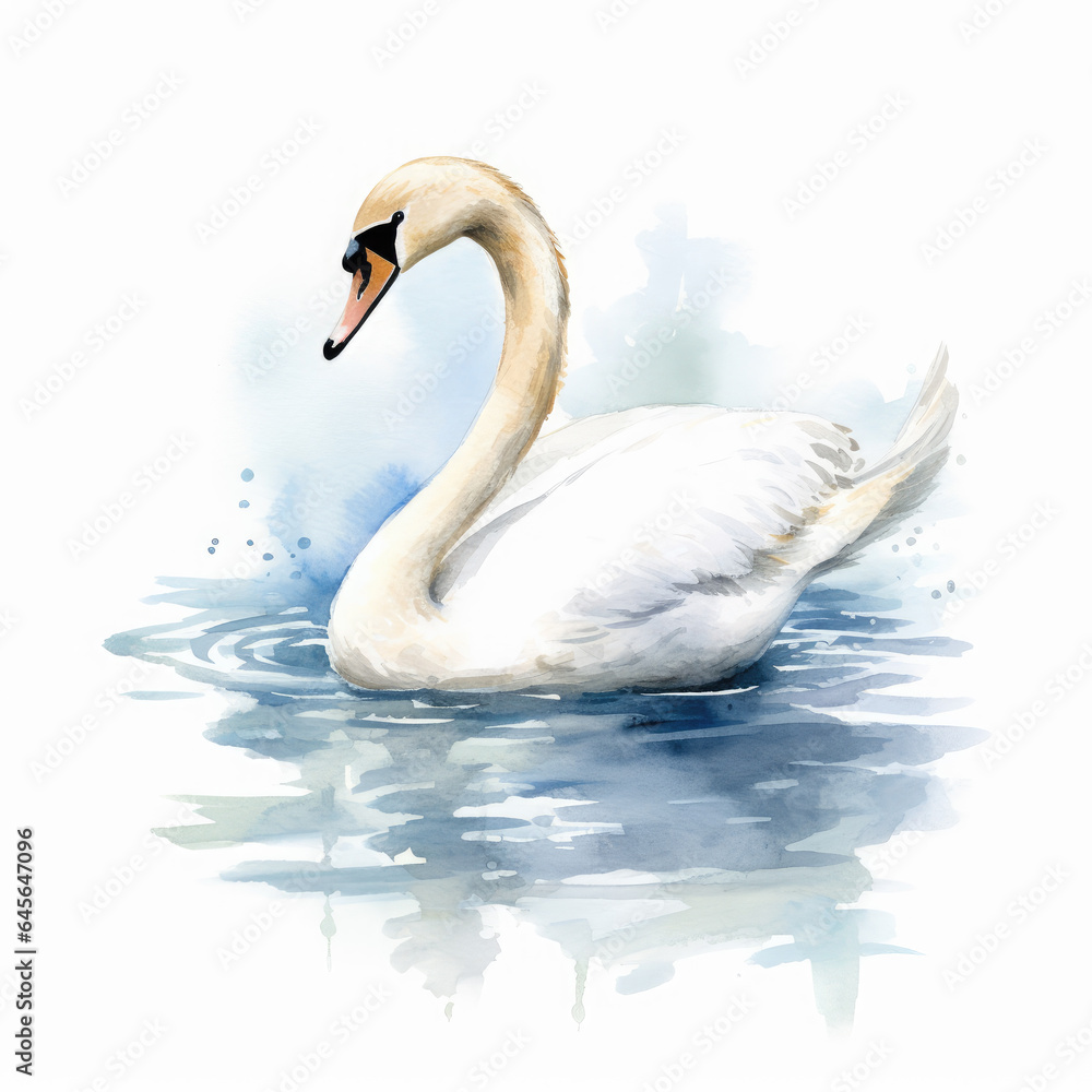 Fototapeta premium Swan artwork