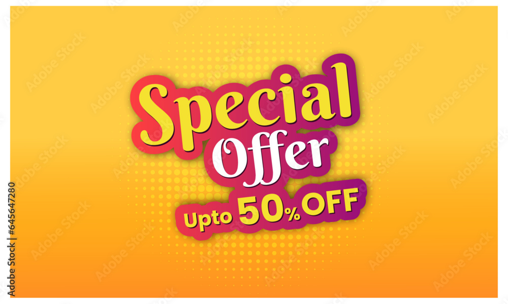 Special Offer Logo, Discount, Deals Promotional Advertisement Sale Logo Vector