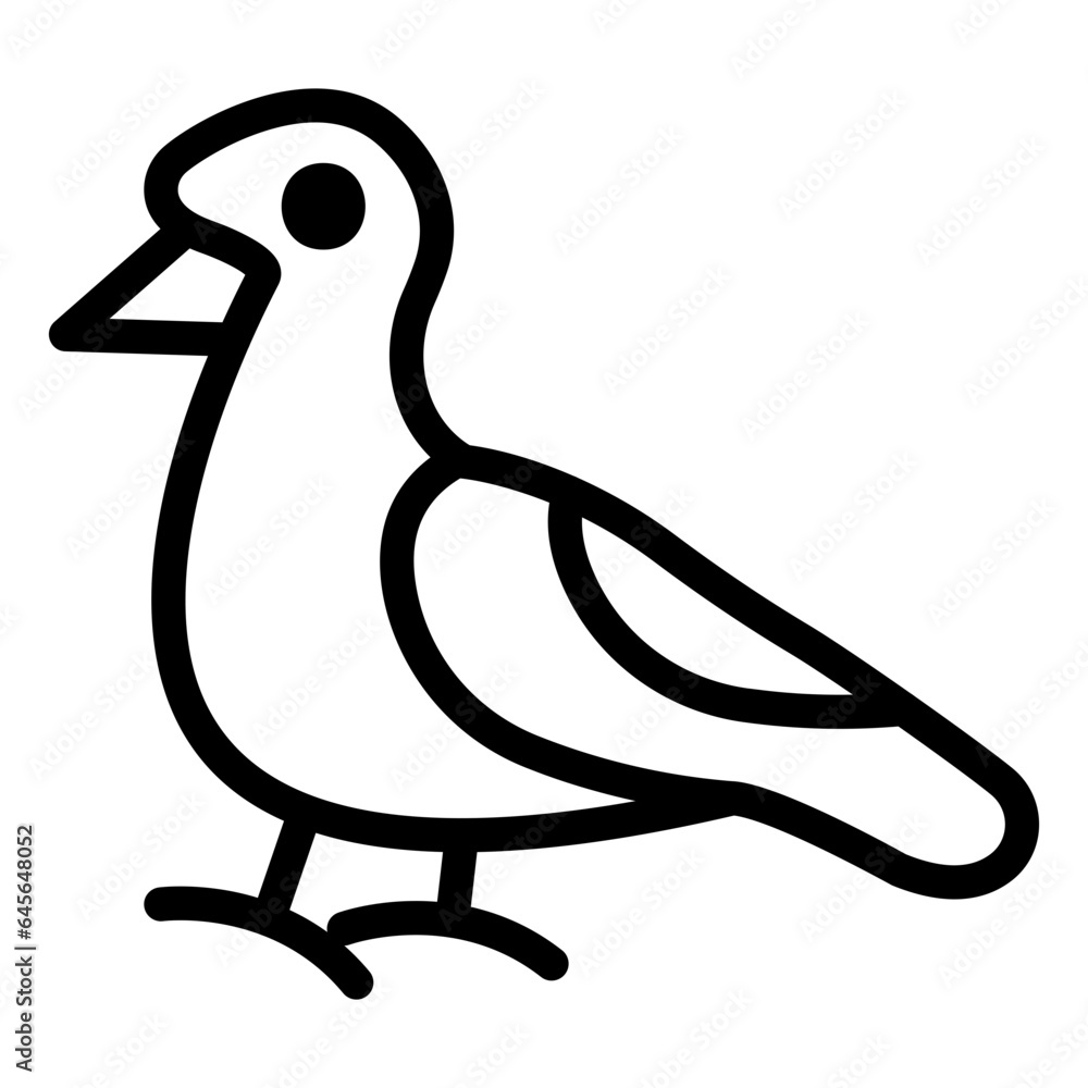 Seagull Vector Icon Design Illustration Seagull Vector Icon Design Illustration