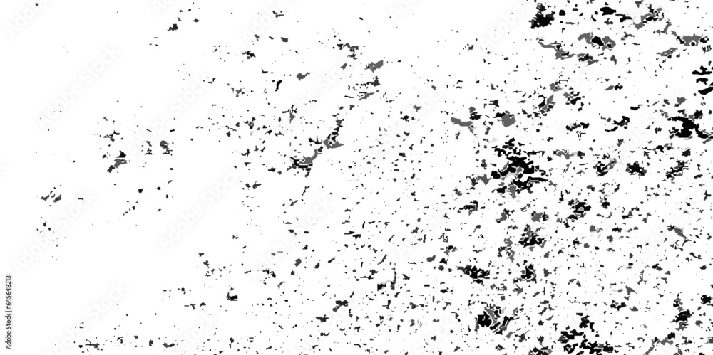 Dust messy background. Old damage dirty grainy black grunge surface dust and rough dirty wall background. Grunge Background with transparent dirt.	