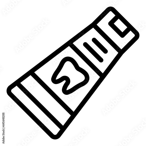 Toothpaste Vector Icon Design Illustration