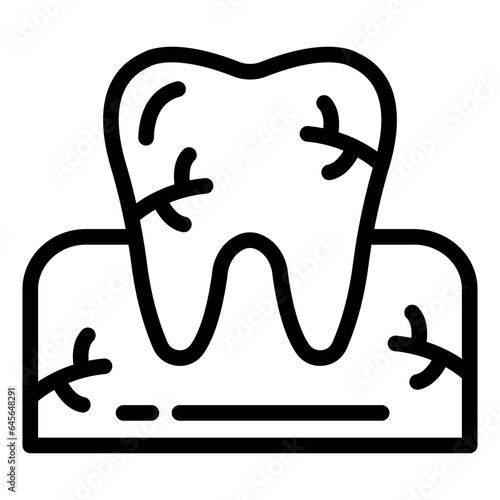 Toothache Vector Icon Design Illustration