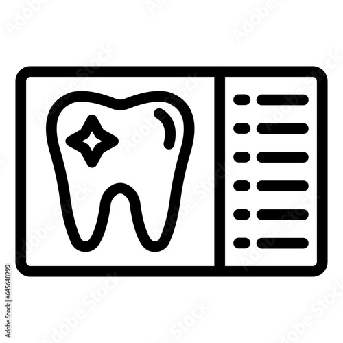 X Ray Vector Icon Design Illustration