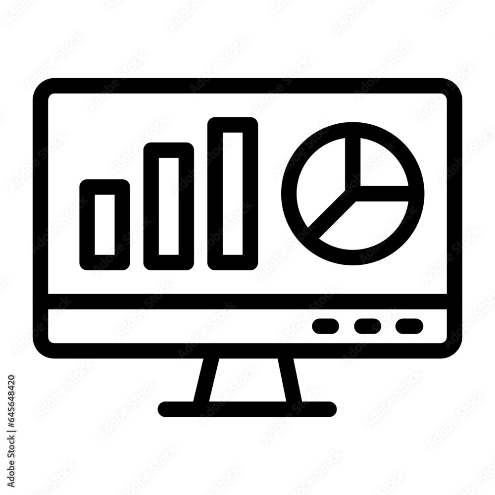 Web analytics Vector Icon Design Illustration Web analytics Vector Icon Design Illustration