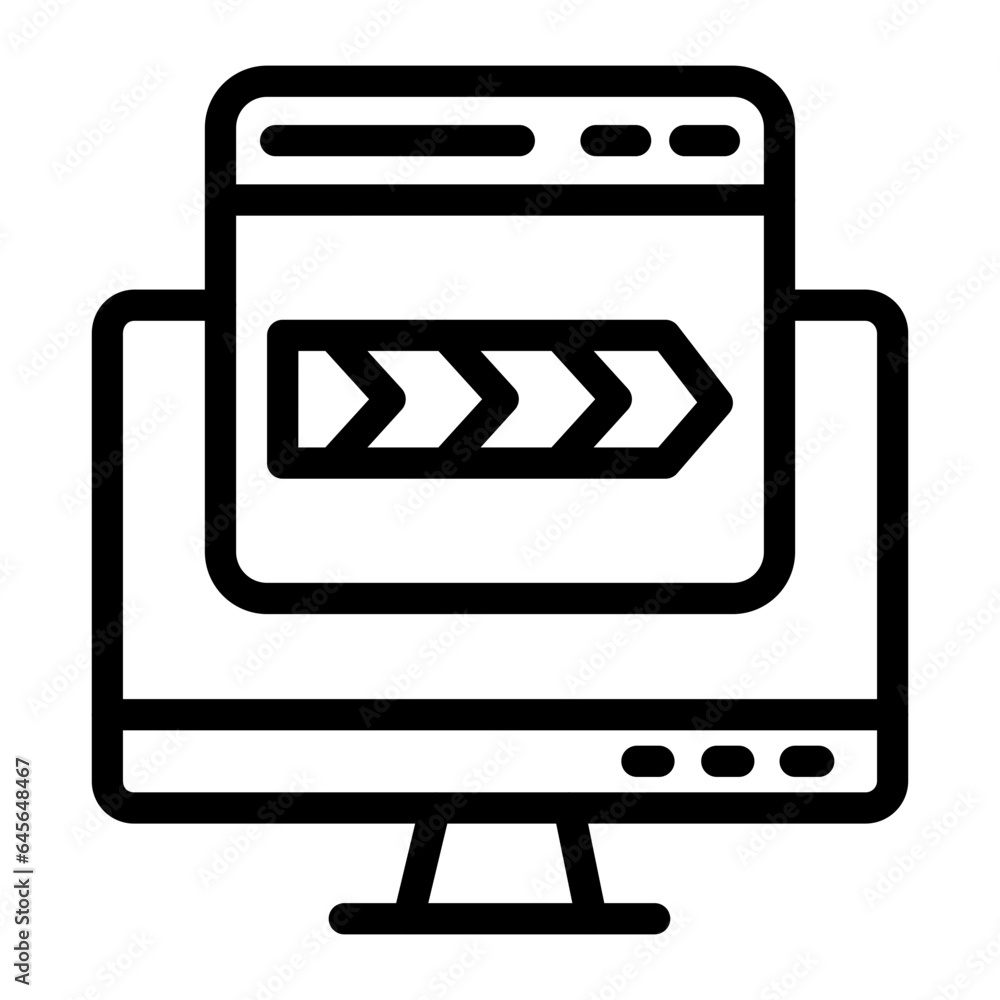 Breadcrumb Vector Icon Design Illustration Breadcrumb Vector Icon Design Illustration