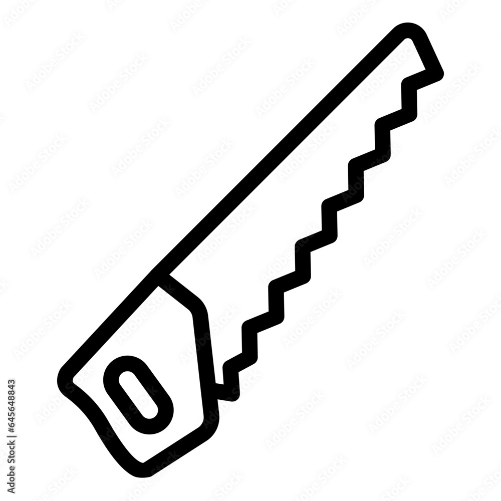 Saw Vector Icon Design Illustration Saw Vector Icon Design Illustration