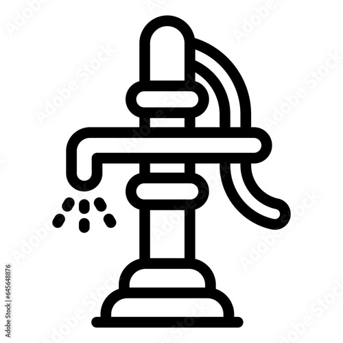 Water Pump Vector Icon Design Illustration