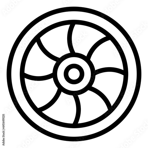 Lens Vector Icon Design Illustration