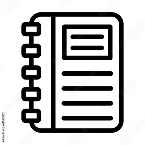 Planner Vector Icon Design Illustration