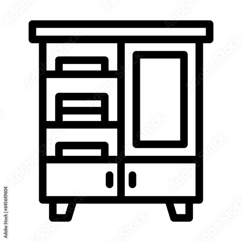 Dressing Room Vector Icon Design Illustration