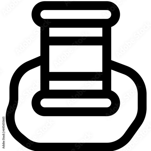 Oil Leakage Vector Icon Design Illustration