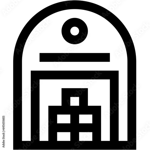 Warehouse Vector Icon Design Illustration
