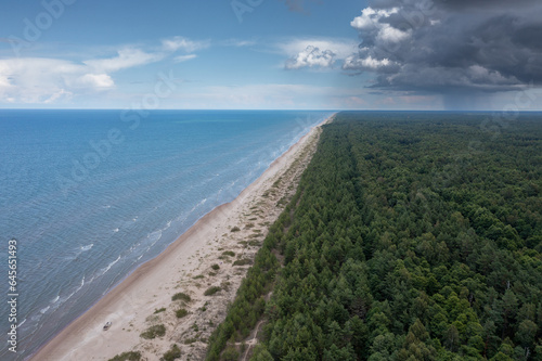 Baltic sea at north coast of Latvia.