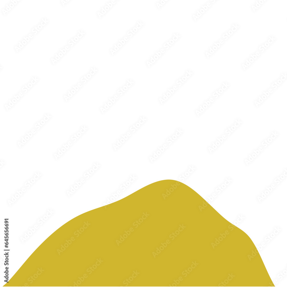 Golden Mountains Illustration
